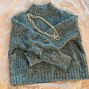 J Crew chunky mock neck sweater
